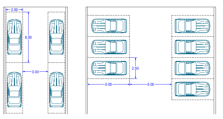 طراحی پلان پارکینگ