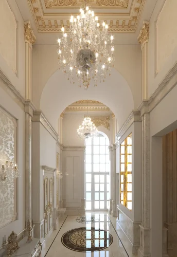 Palestine villa palace entry design
