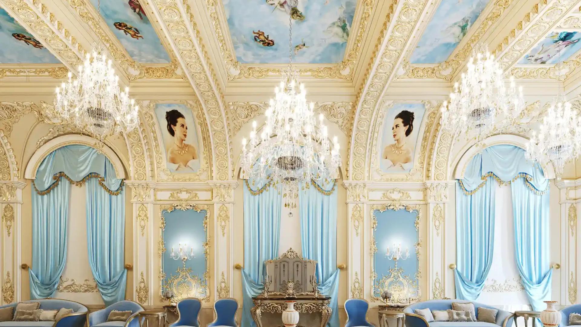 palestine villa Classical Majles Design 04