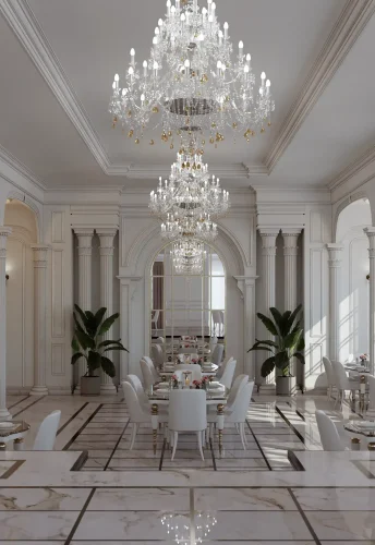 Cover Classical restaurant interior design Tabatabaei