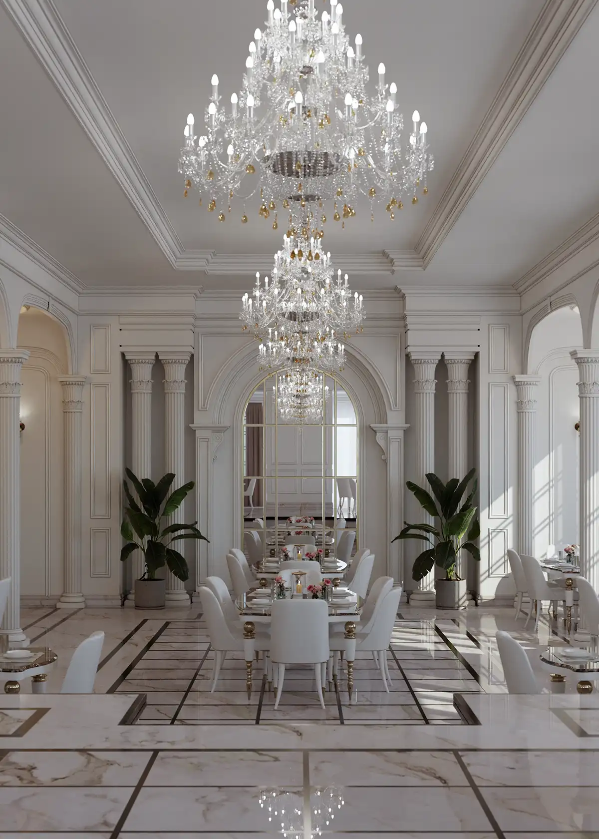 Cover Classical restaurant interior design Tabatabaei