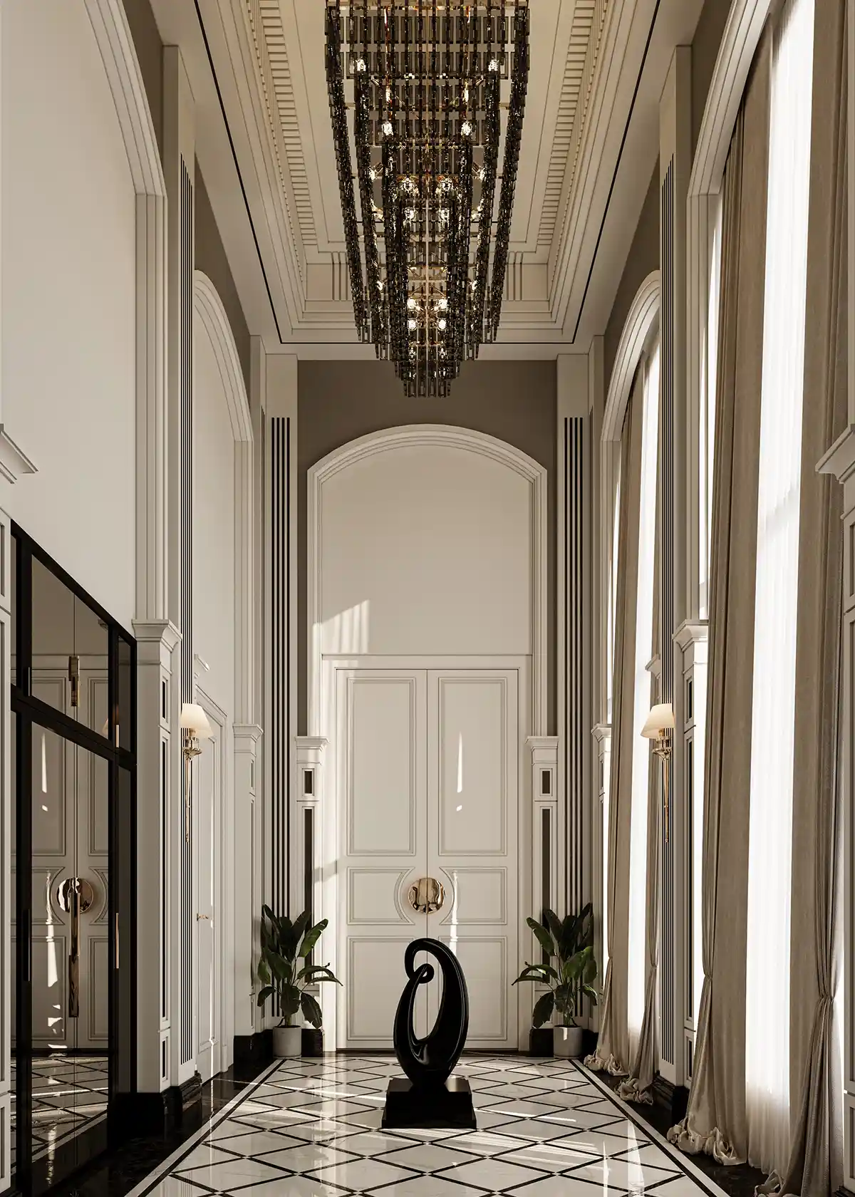 Cover neoclassical interior design Kalleh
