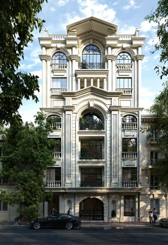 Cover classical facade design Kakh Bisheh