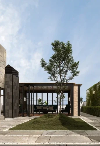 Cover Modern rooftop design Yazd