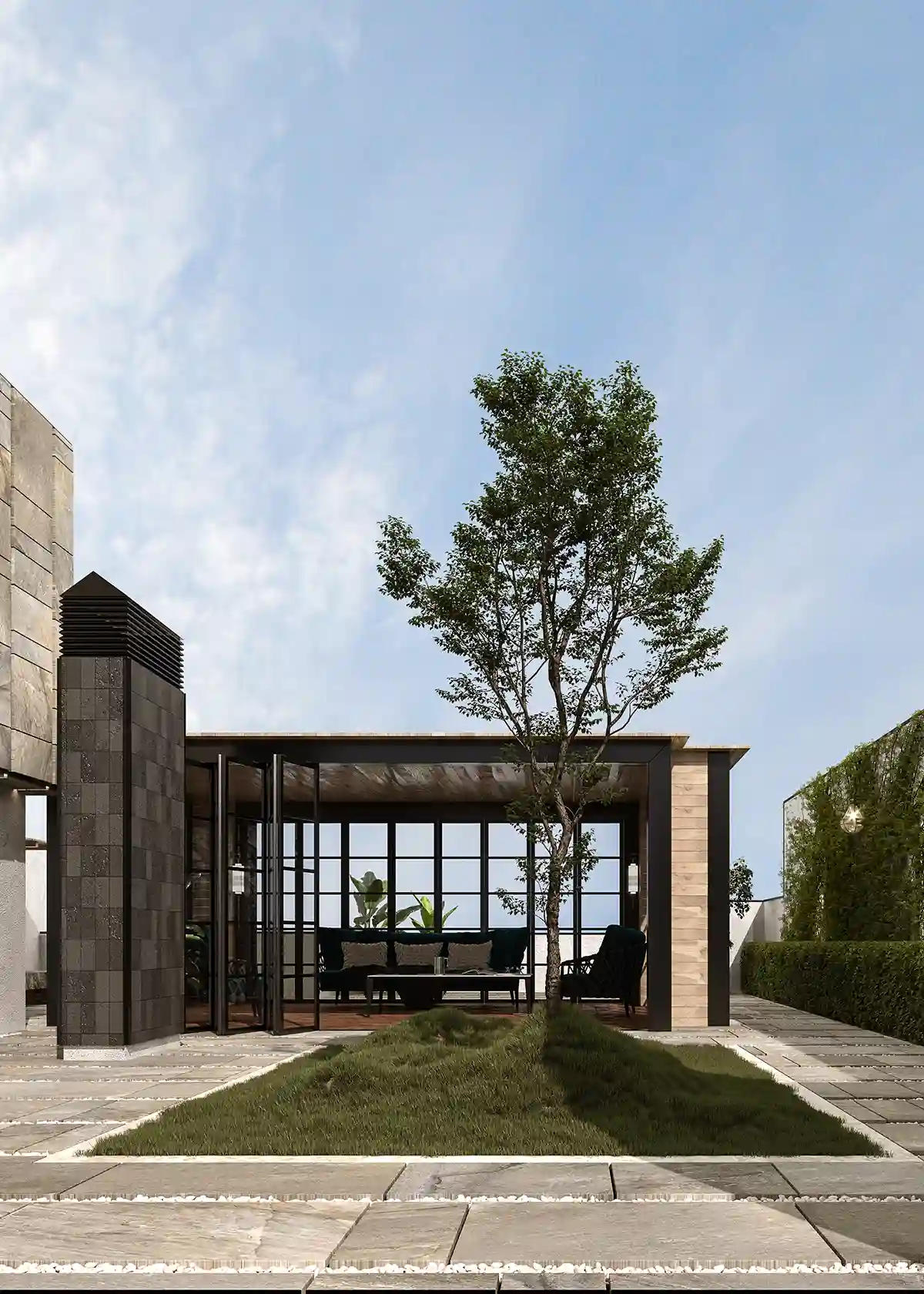 Cover Modern rooftop design Yazd