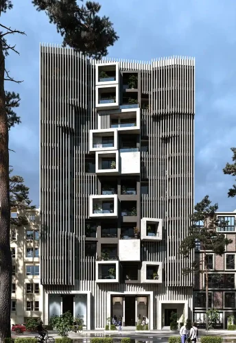 Cover Image Modern facade design Azadi