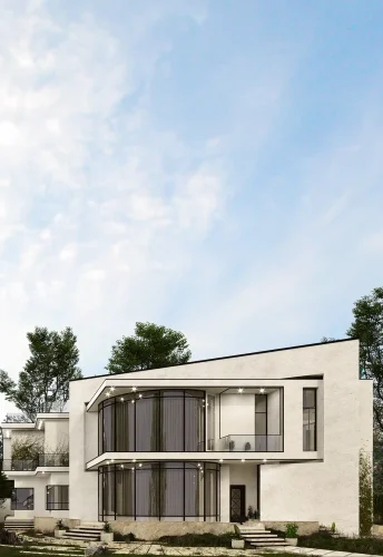 Cover Image modern villa facade design-Erbil