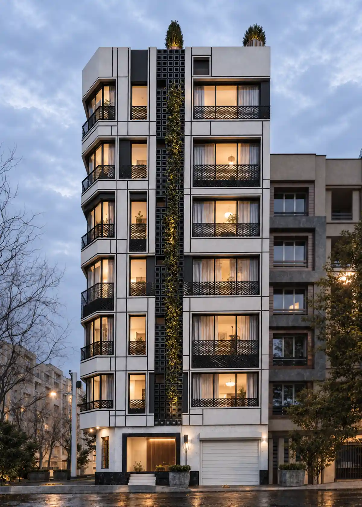 Cover Image Modern Architecture facade design-Ziba