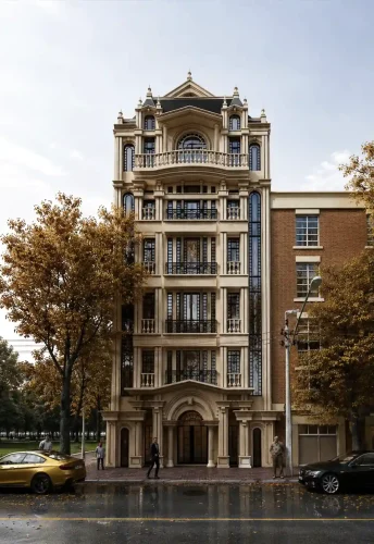 Cover Image classical residential facade design Tehran Kaakh Dastoor