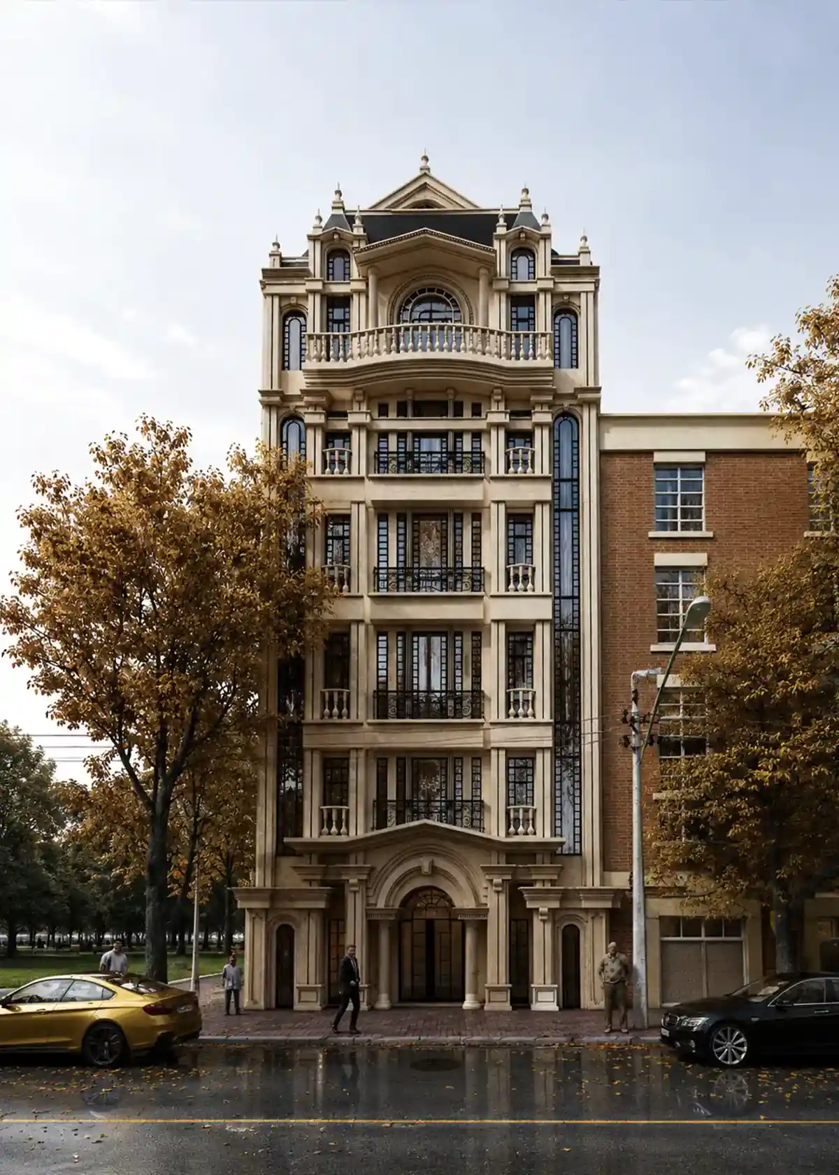 Cover Image classical residential facade design Tehran Kaakh Dastoor