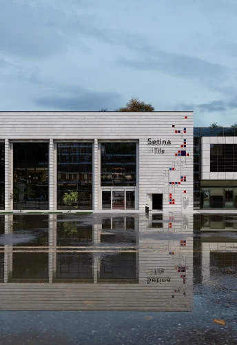 Cover Image modern architectue golsoo tile factory facade design Golsoo