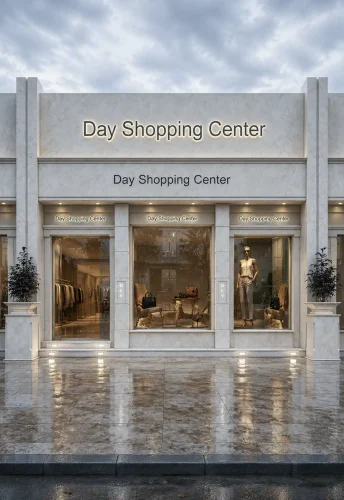 Cover Image Neoclassical architecture commercial facade & landscape design Day