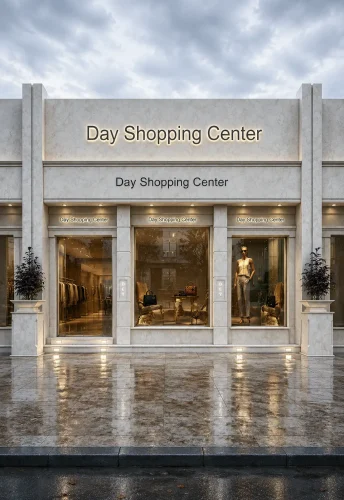 Day Commercial Complex Neoclassical Facade Design 01.1