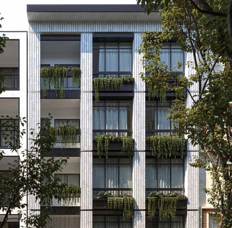 Facade F North1 Post Logo Opt