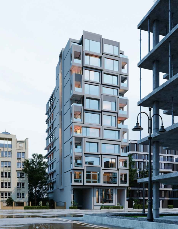 Moradi Hachirood Tower S Facade A01