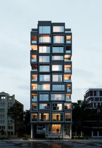 Hachirood Tower S Facade design A02.1.1