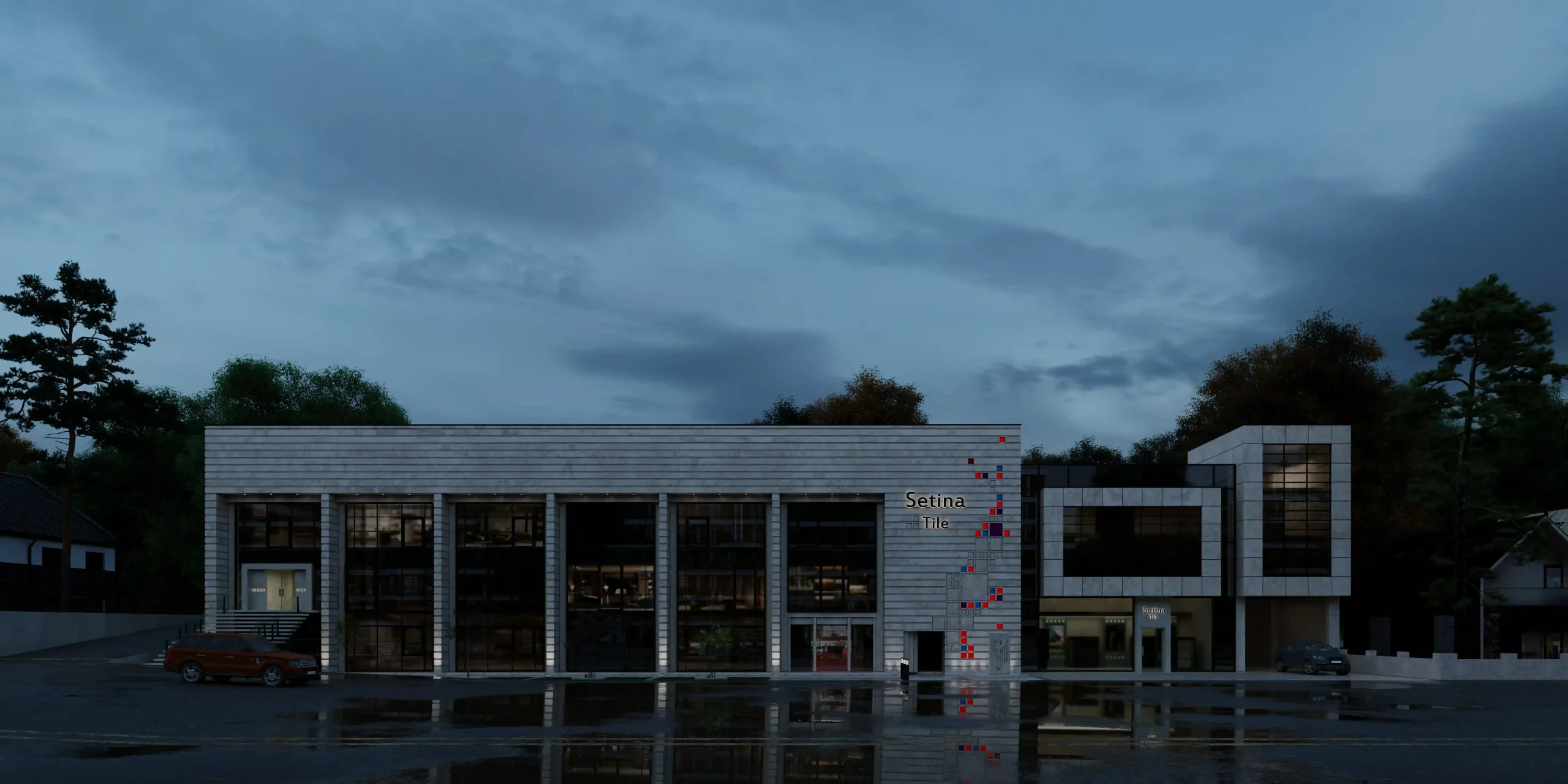 Contemporary industrial facade architecture Design by Farid + Arjmand Architects 10