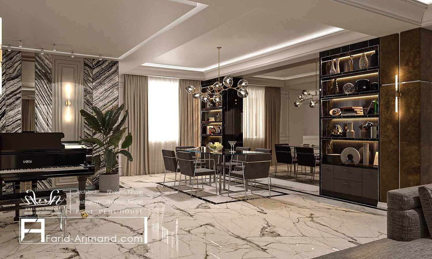 Penthouse A4 Dining Post