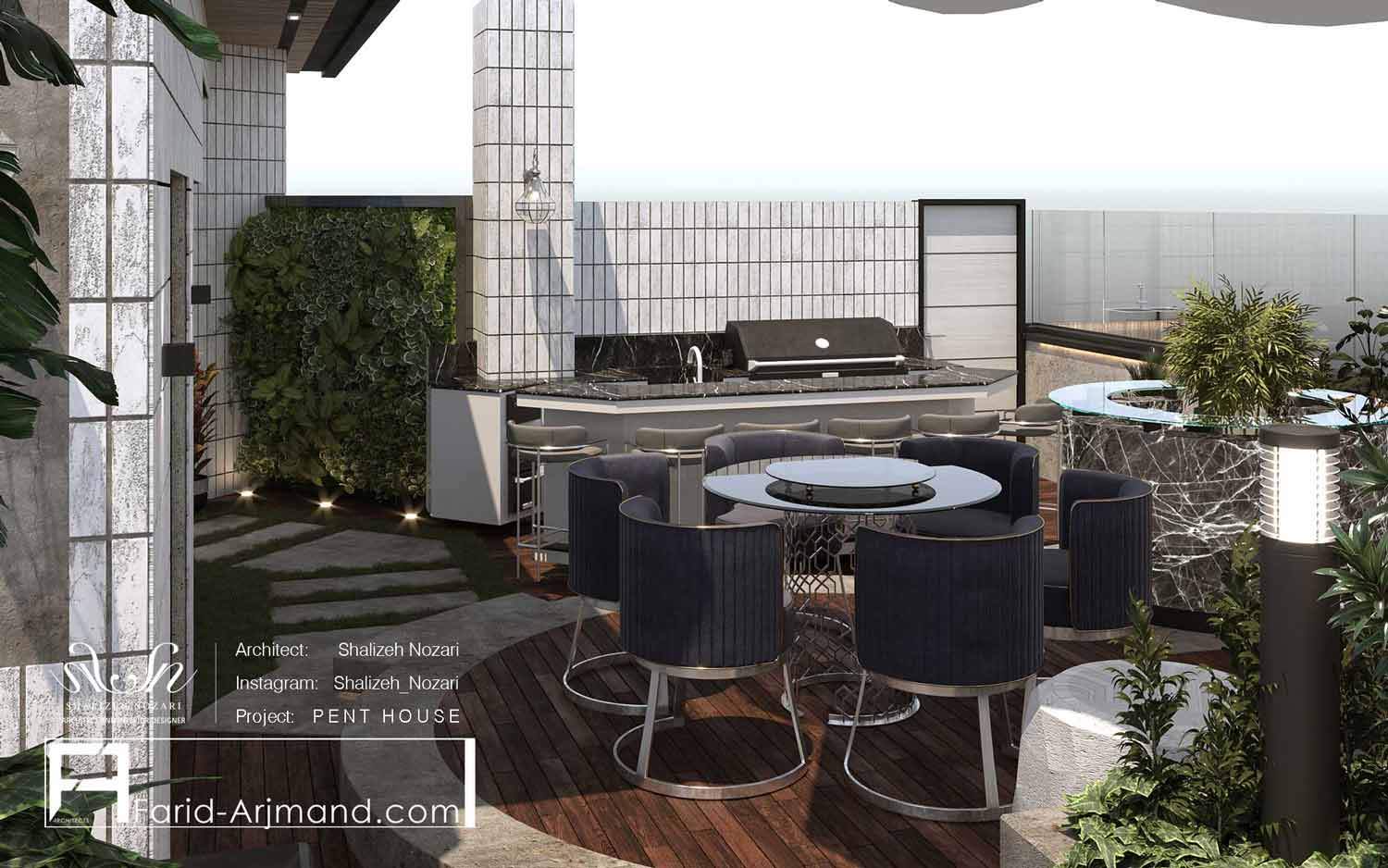Penthouse C1 Roof Post