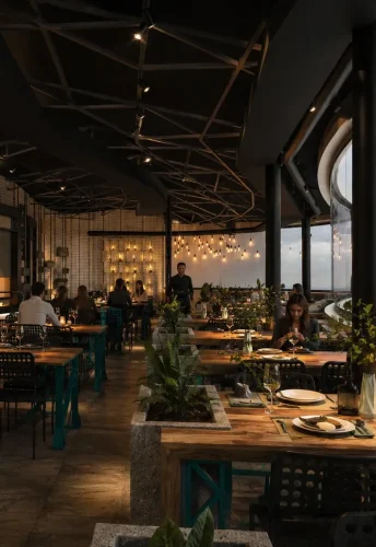 Sea One Modern Restaurant Design 00main
