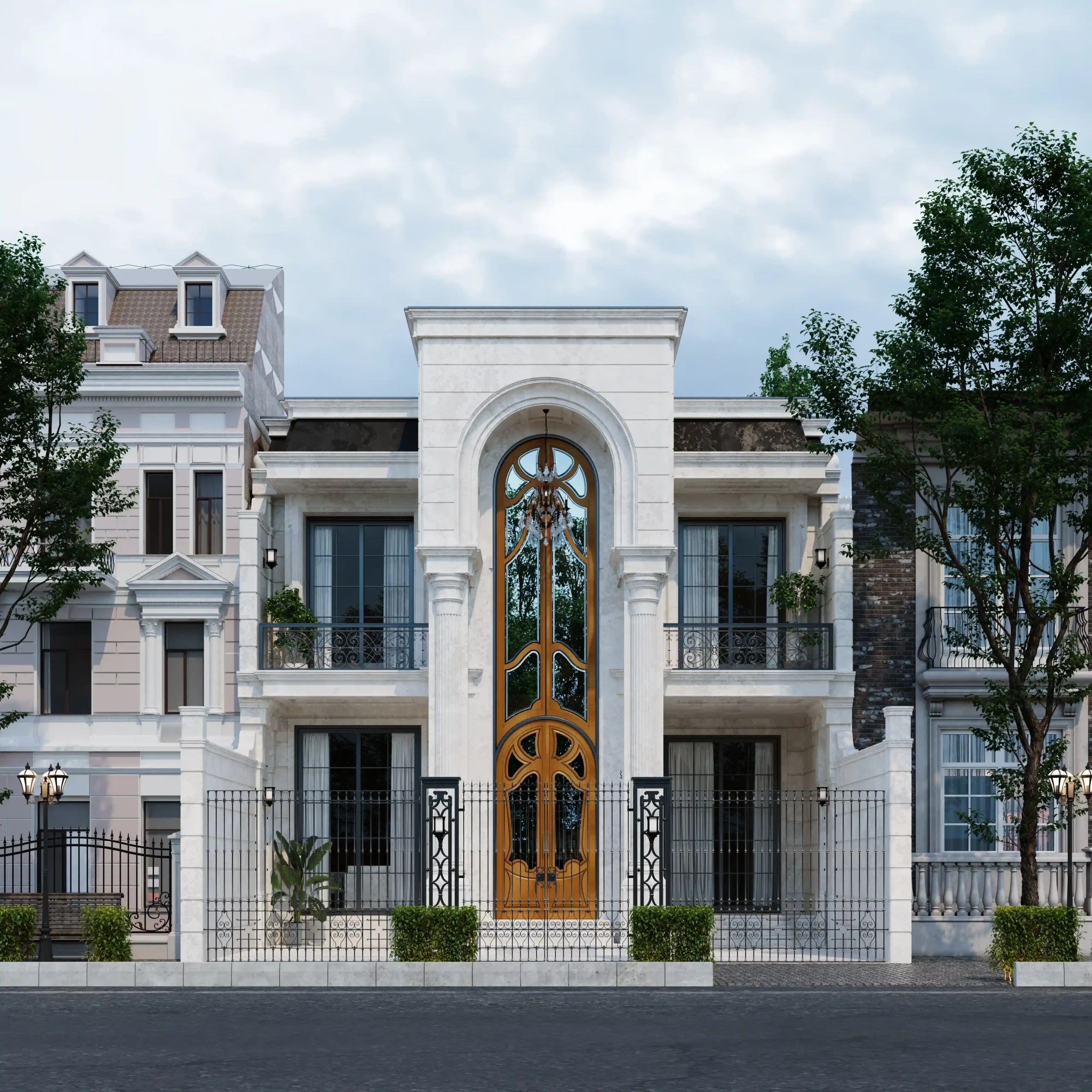 Beirut Villa Facade Design A02 2