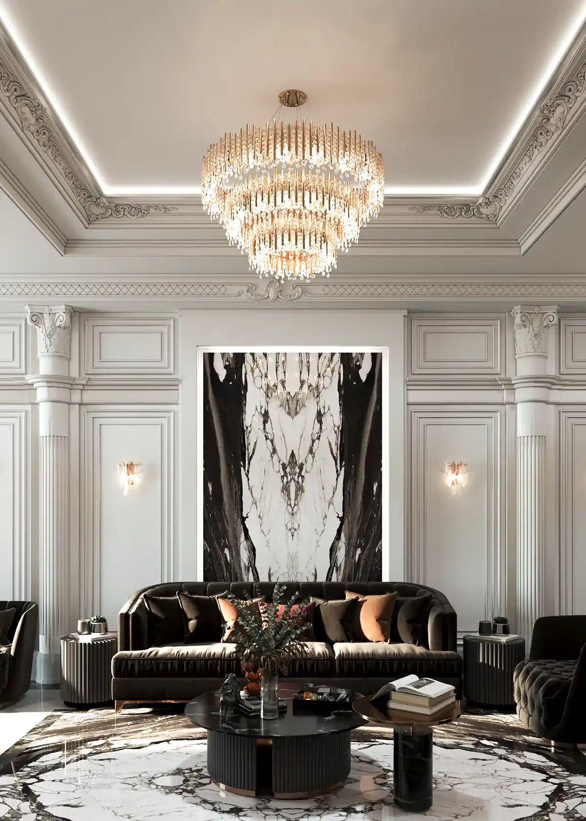 Cover classical interior Majles design- Beirut