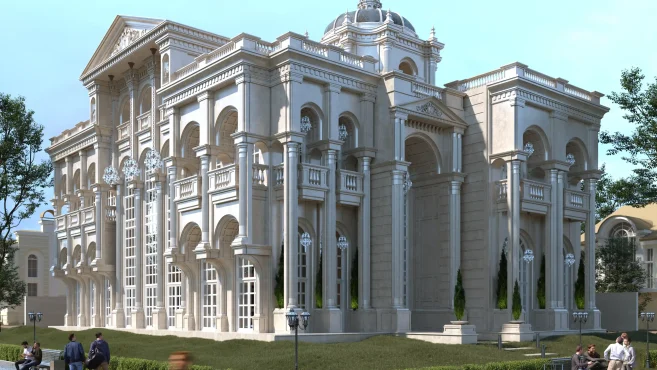 Villa Facade Design Palestine