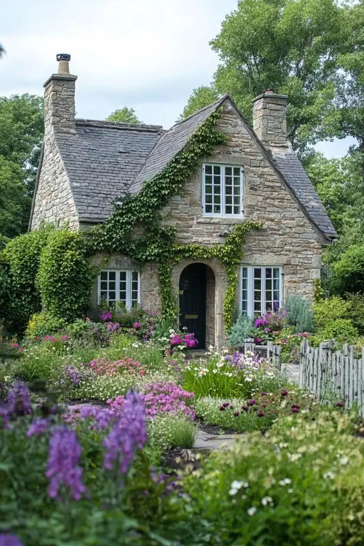 English Cottage Facade Design 06