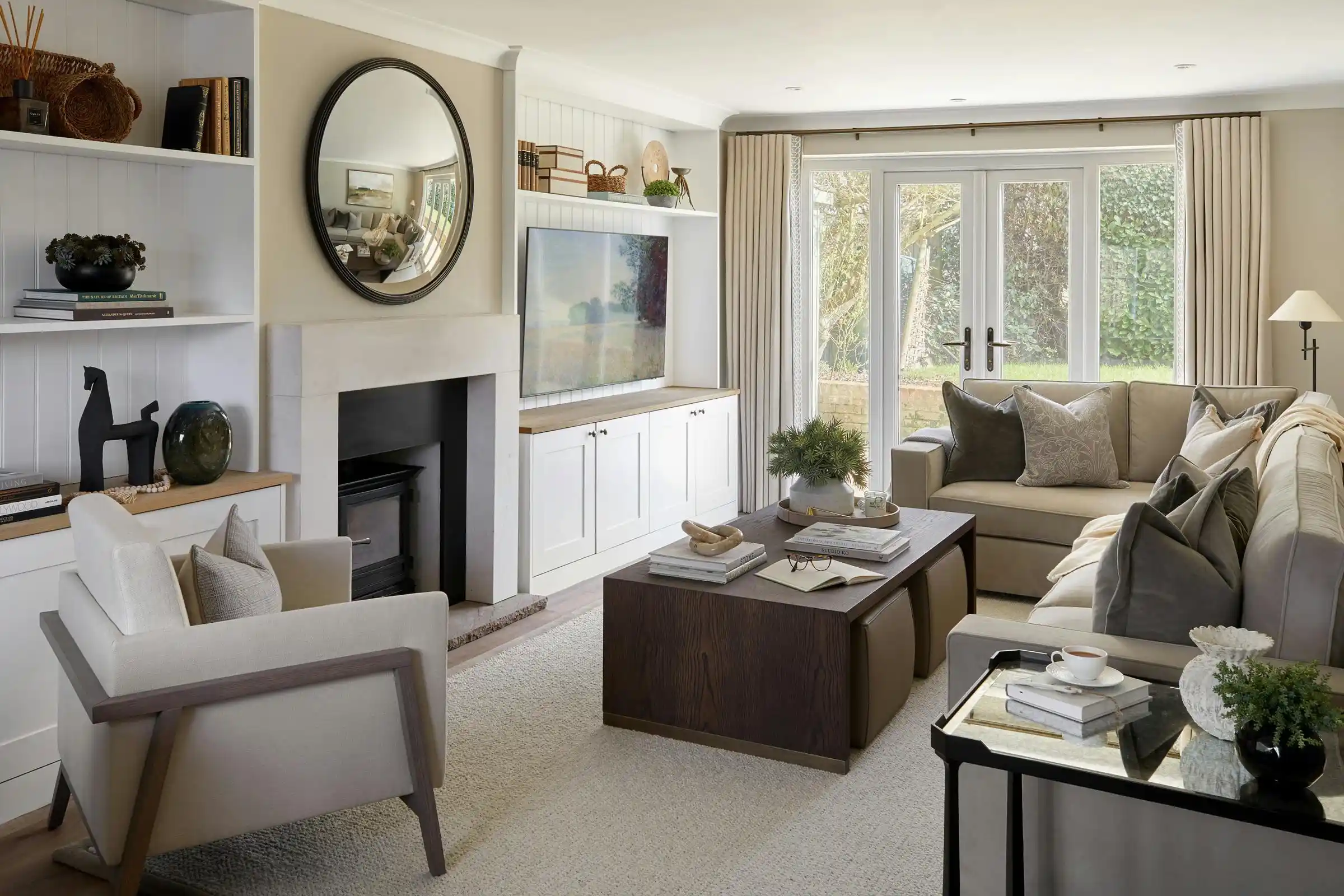 Modern English Country Interior Design 08 انگلیش کانتری مدرن